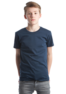 Premium økologisk T-skjorte for tenåringer